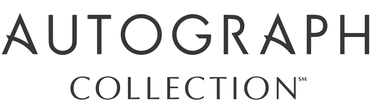 A black-and-gray Autograph Collection logo with large &ldquo;AUTOGRAPH&rdquo; text and a smaller &ldquo;COLLECTION&rdquo; line beneath it. logo on footer section.